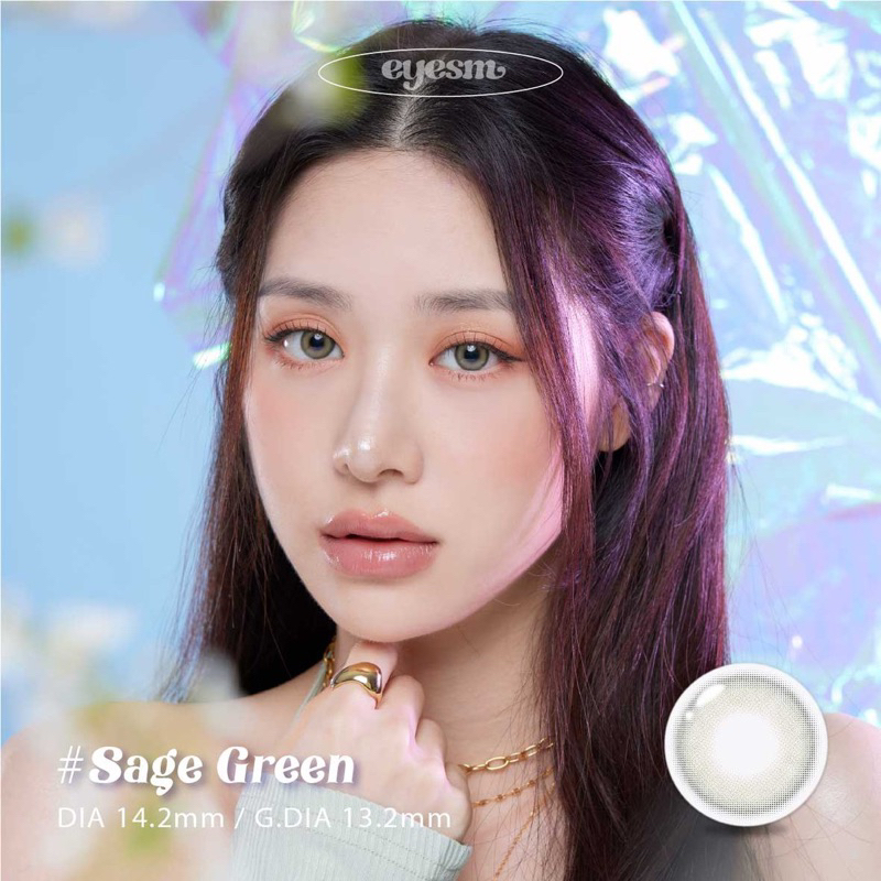 EYESM Softlens - Sage Green / Hijau Normal Minus