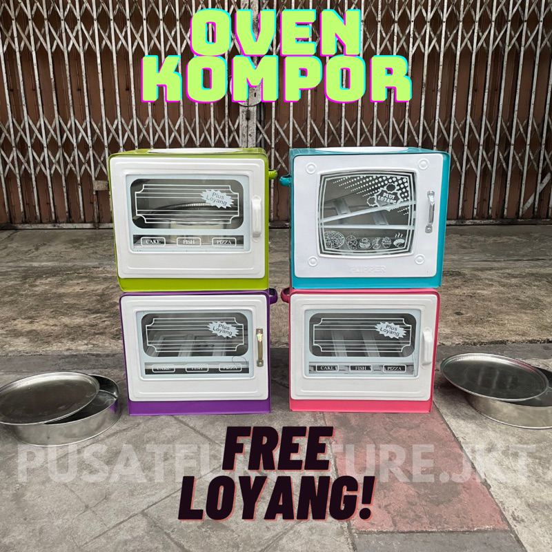 OVEN CAKE FLIPPER WARNA / OVEN TANGKRING / OVEN KOMPOR / OVEN DI ATAS KOMPOR WARNA CANTIIK
