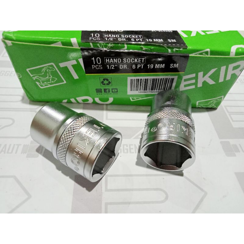 Tekiro Mata Sock 1/2"  19MM / Kunci Sok 19 MM
