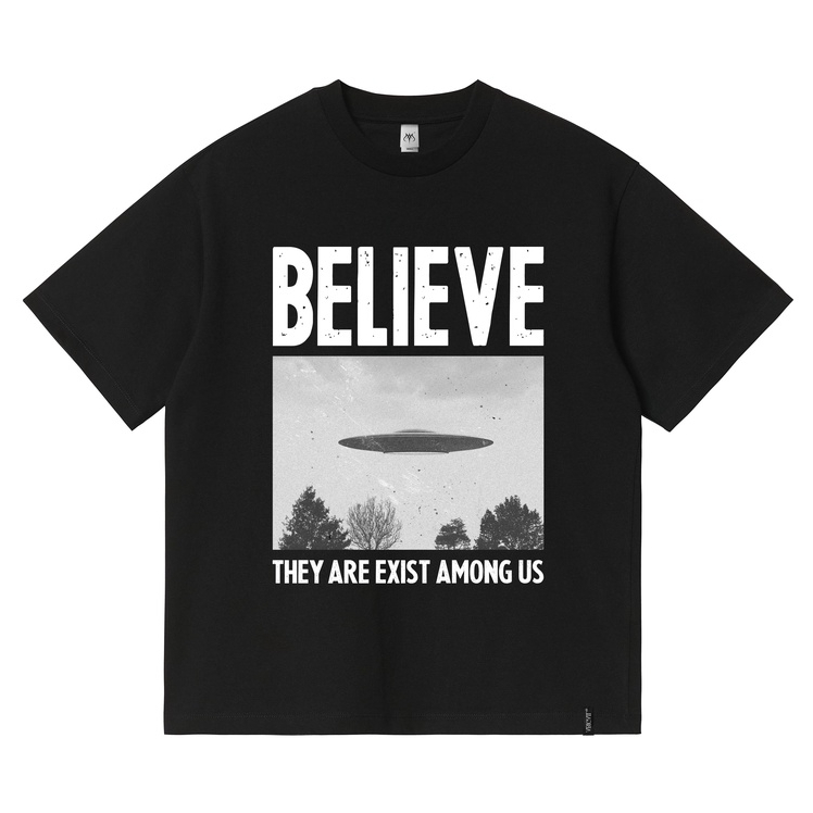 Kaos Pria Original 100% Abigail Clothing - "BELIEVE" - Shortsleeve T-Shirt Unisex
