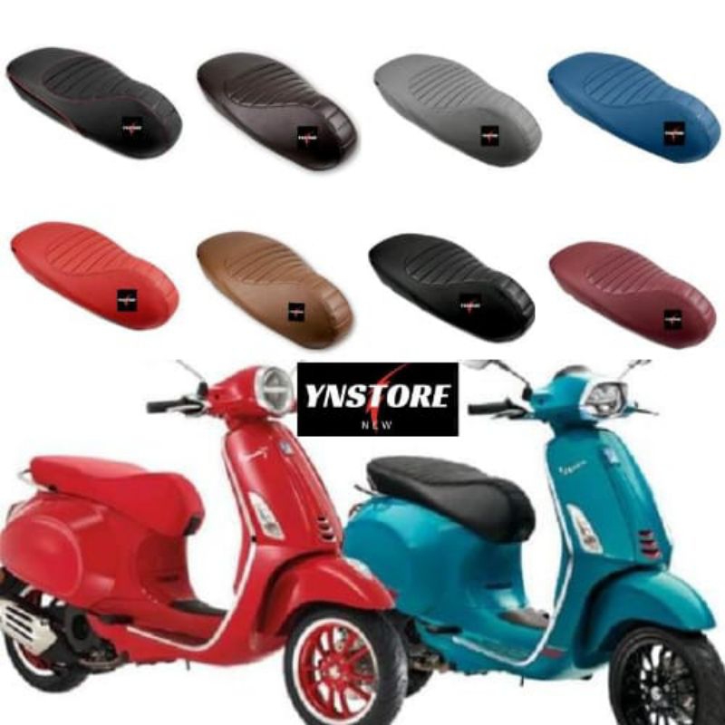 SARUNG KULIT JOK VESPA SPRINT S 125 - 150 I-GET JOK PRIMAVERA S 150 CAFERACER