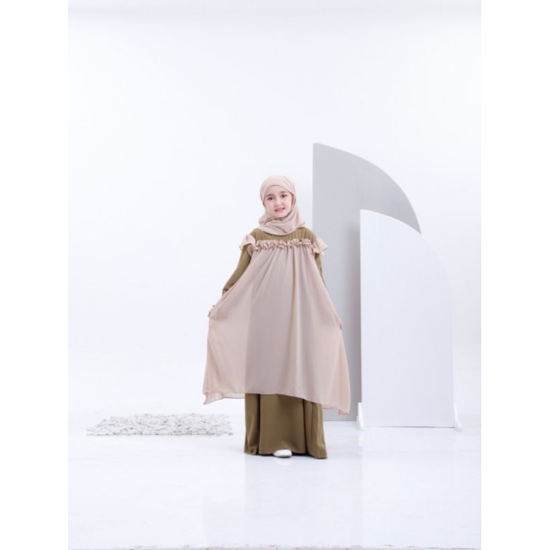 Balqees Dress Kids XS (0-1th) by Sukahijab