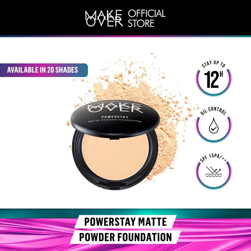 MAKE OVER POWERSTAY MATTE POWDER FOUNDATION