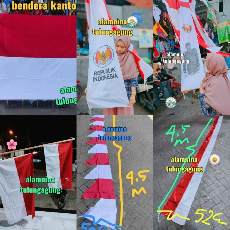 bendera merah putih umbul umbul merah putih bendera jalan bendera kantor