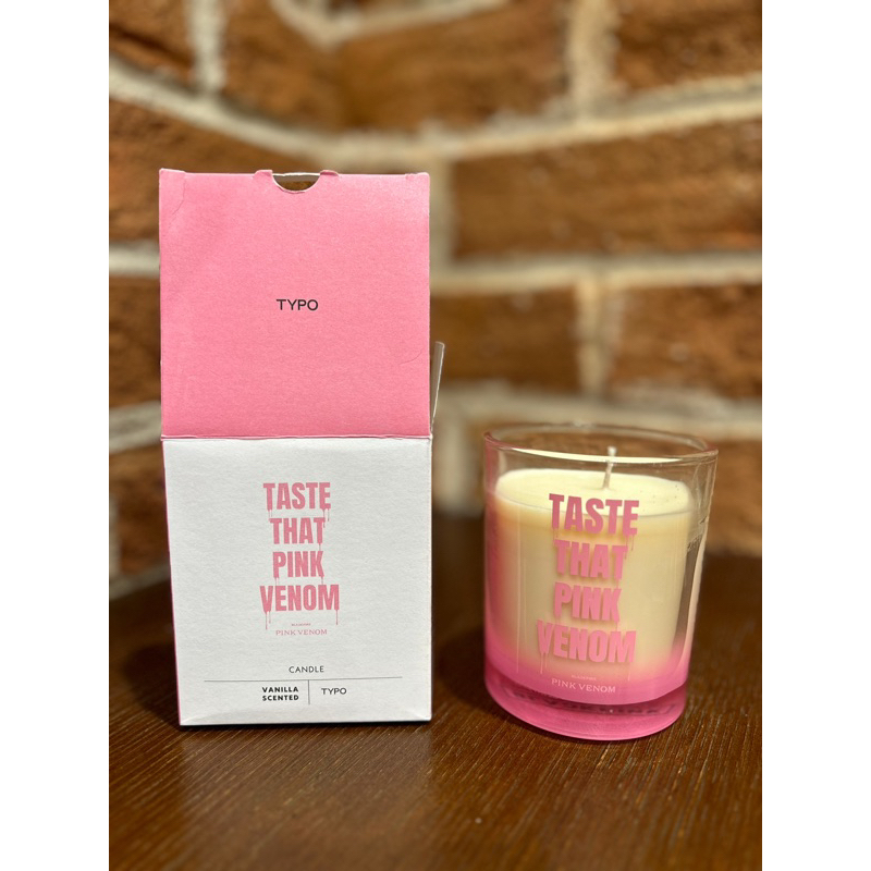 NEW CANDLE TYPO X BLACKPINK