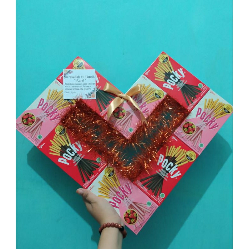 

Pocky love viral hadiah wisuda sempro anniversary kado ulang tahun gift coklat ultah