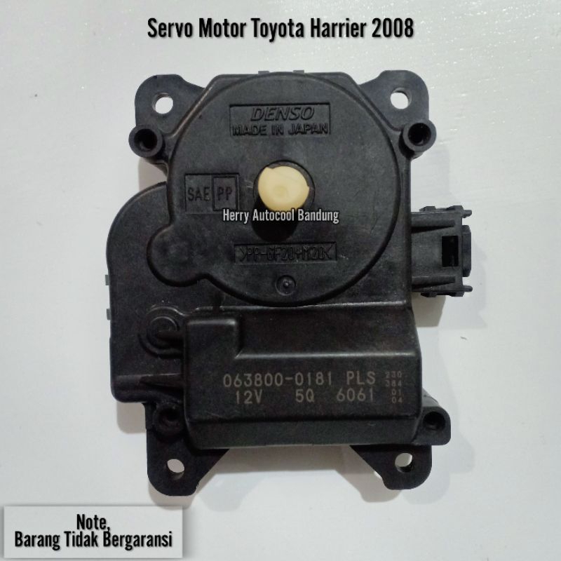 Servo Motor Toyota Harrier 2008 Original