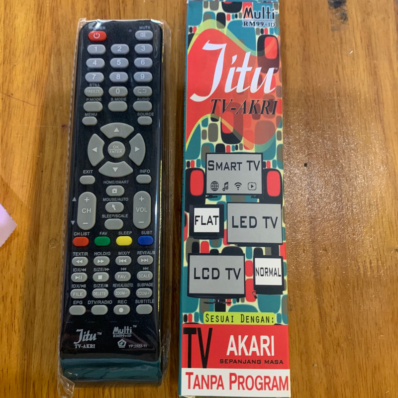 Remote TV Jitu multi Akari