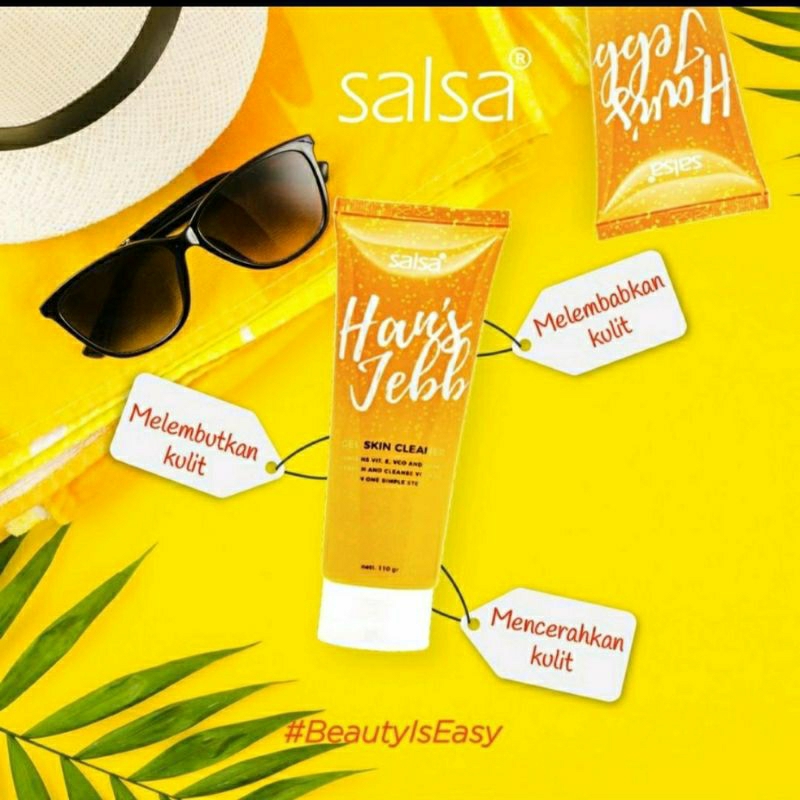 Salsa Hans Jebb Gel Skin Cleanser | Perontok Daki | Lulur Tanpa Bilas