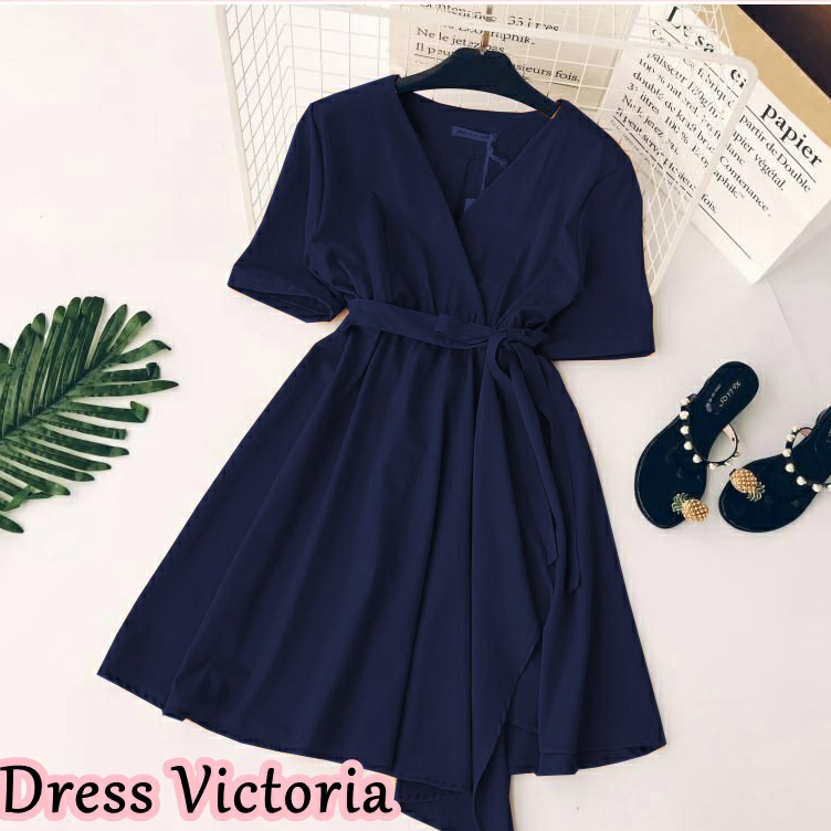 MIA STORY FASHION Dress Velia Fashion Wanita Terbaru Dress Kekinian Ala Korea Dress Cantik Ala Korea