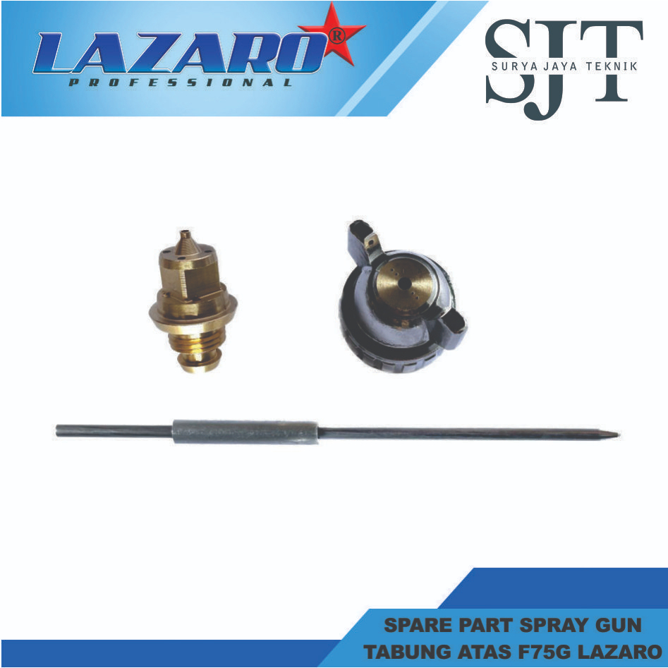 Lazaro Nozzle Spray Gun F75G Set Spuyer Dan Jarum