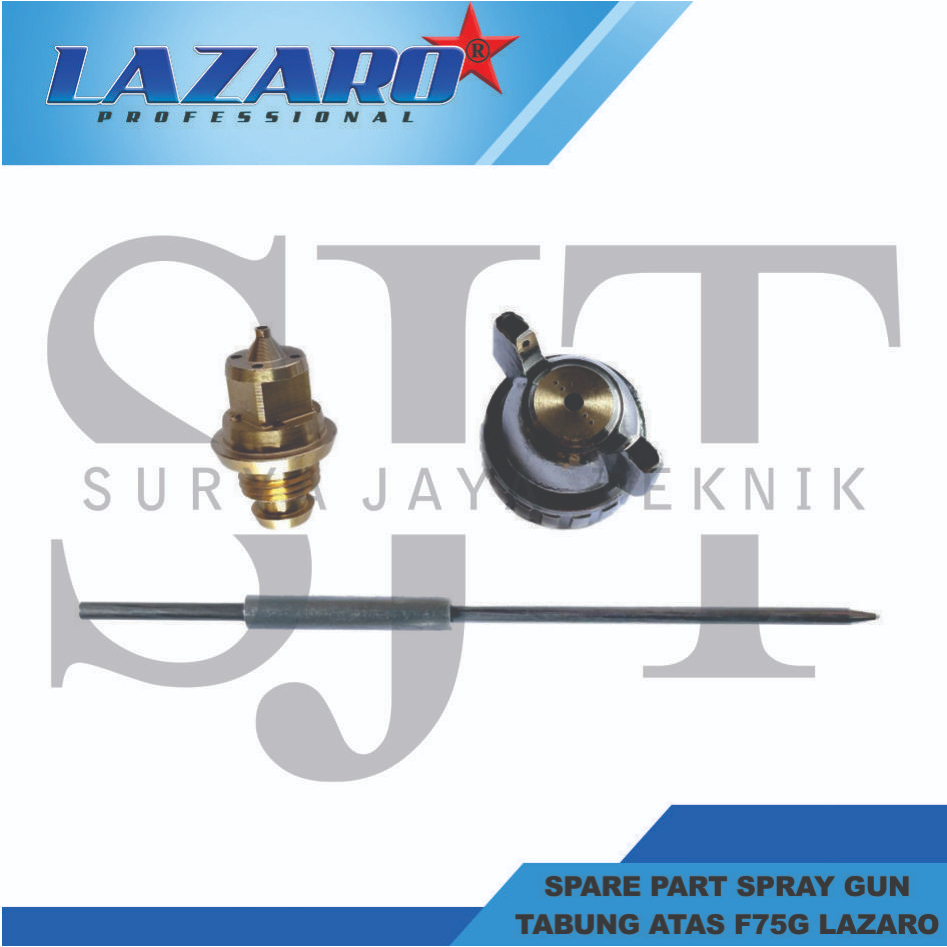 Nozzle Spray Gun F75G Set Spuyer Dan Jarum LAZARO