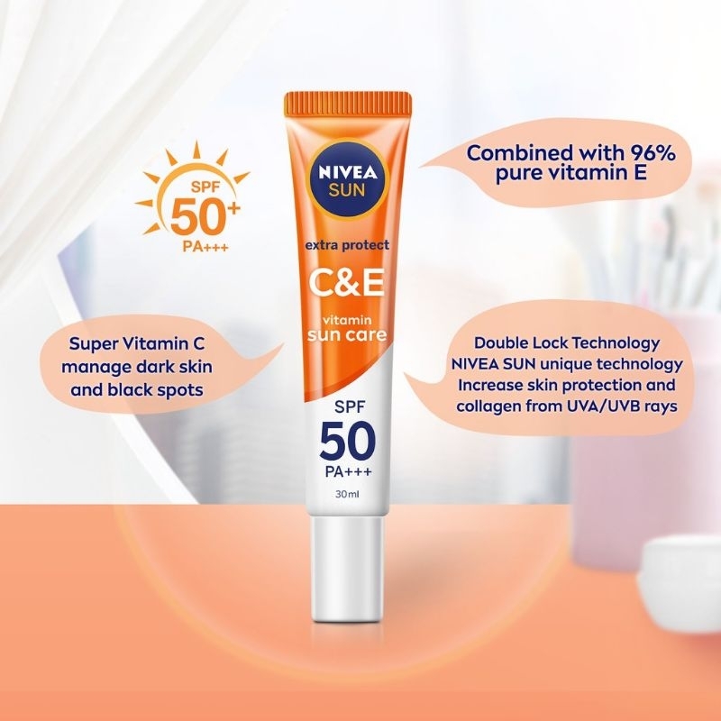 NIVEA SUN EXTRA PROTECT C&amp;E SPF 50 30ML