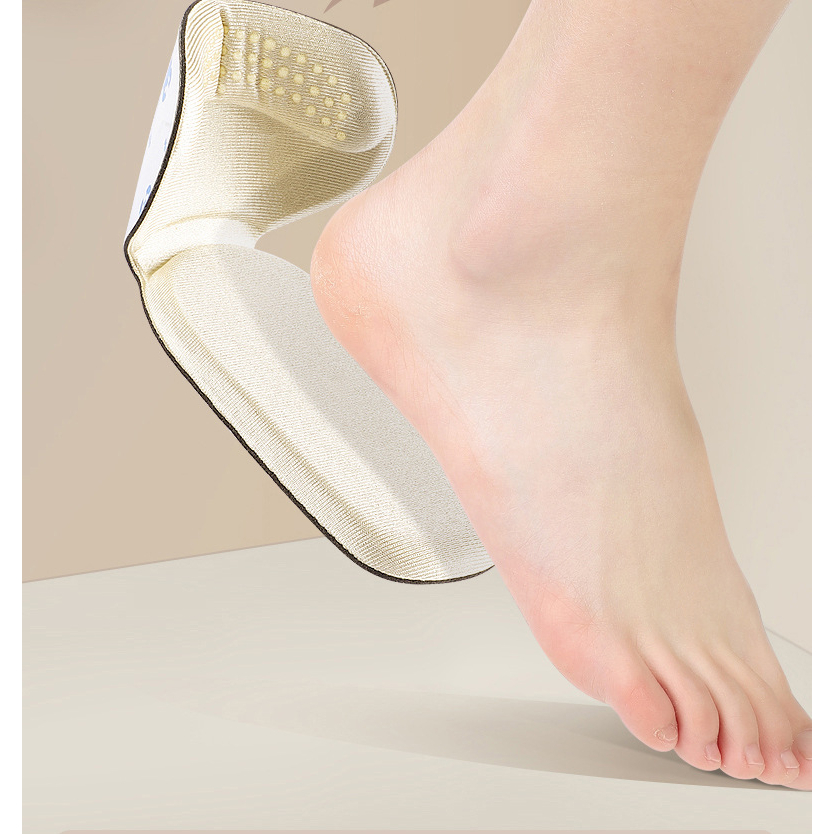 SEPASANG INSOLE Pelindung Tumit Heel liners Anti Lecet Busa Gel Sticker 4D Heel Liner Shoe Pad