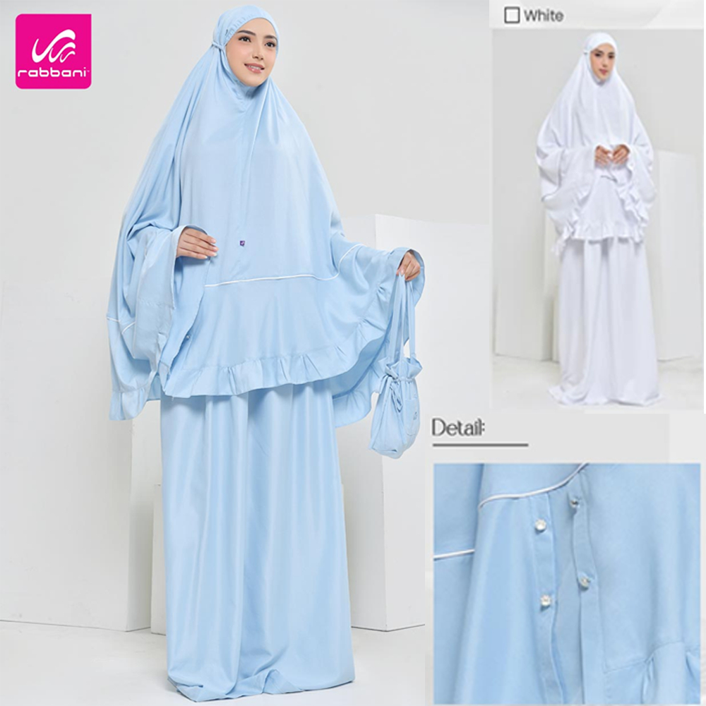 MUKENA DEWASA RABBANI GAMILA BAHAN KATUN / MUKENA MURAH / MUKENA ADEM / MUKENA TERBARU / MUKENA DEWA