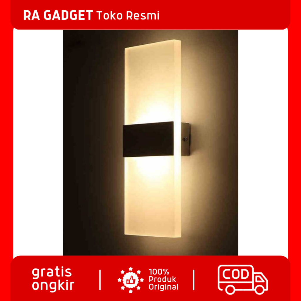 Lampu Dinding Hias Rumah Corridor Light LED 3W 3000K Warm White / Lampu LED Hiasan Kamar Teras Ruang