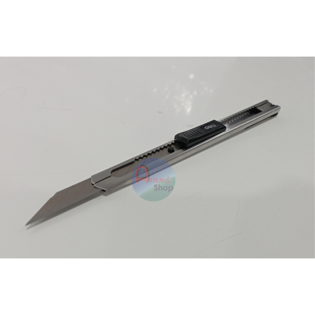

Cutter Kecil Deli 2034 Clasic Auto Lock 30 Degrees