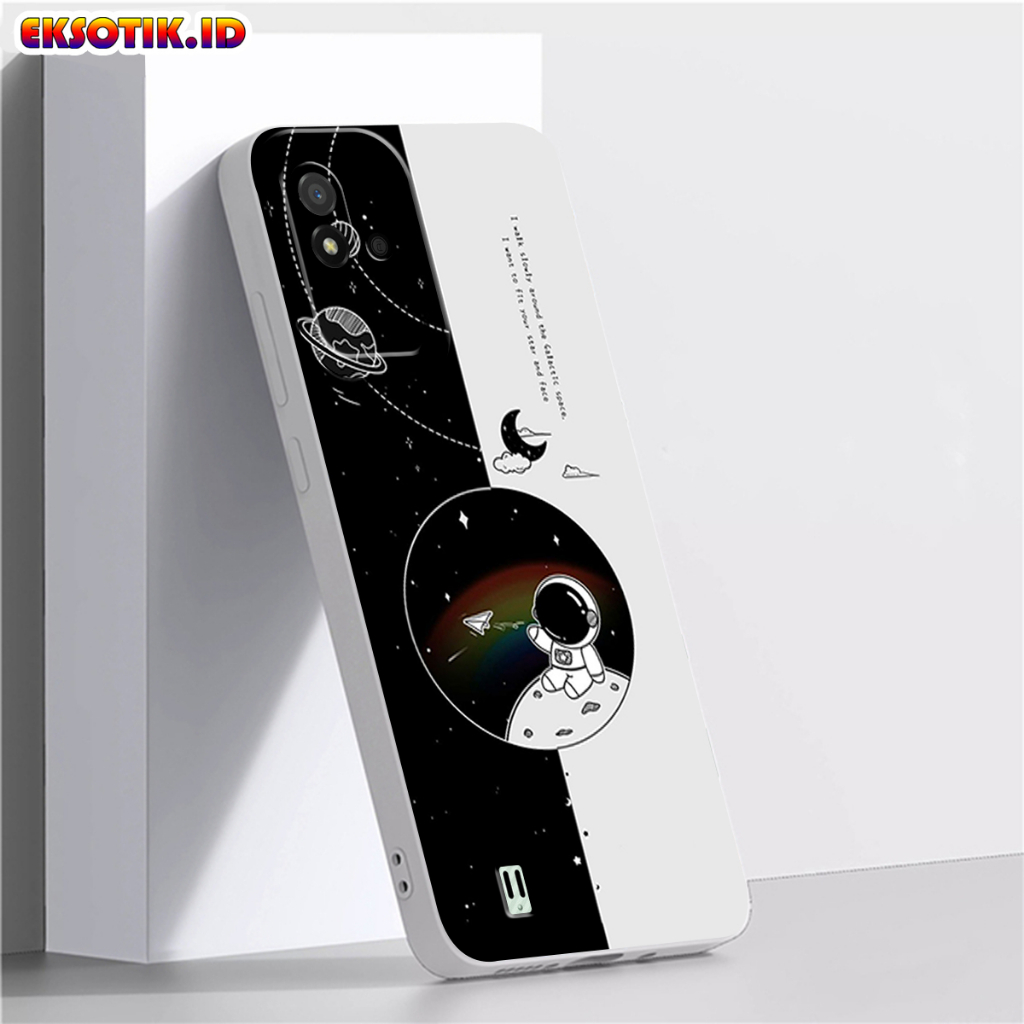 Case REALME NARZO 50i- Eksotik.id - Casing REALME NARZO 50i - Case ASTRONAUT - Skin Handphone - Sili