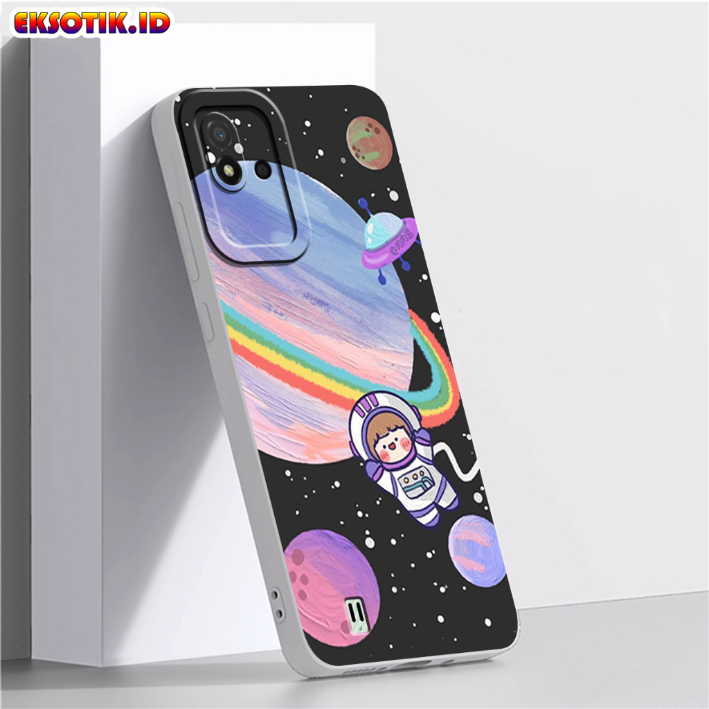 Case REALME NARZO 50i- Eksotik.id - Casing REALME NARZO 50i - Case ASTRONAUT - Skin Handphone - Sili