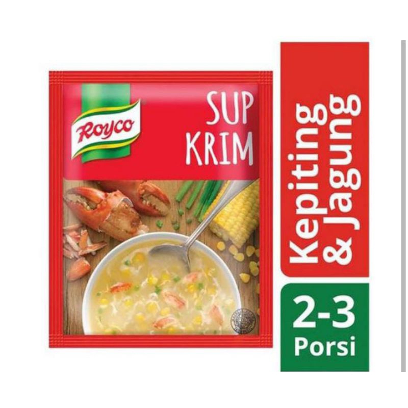 

Royco Sup Krim Instant Kepiting Jagung 44 g
