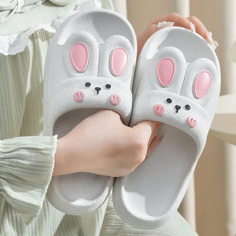 Sandal Jelly Wanita Model Bunny Timbul Lucu Terbaru Import 3D - 8932 (36/41)