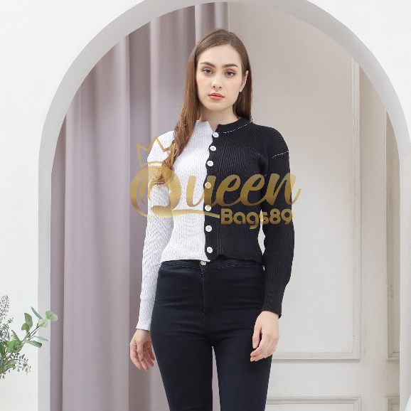 queenbags89 baju outfit cewek baju atasan wanita baju Rajut Aira Knite