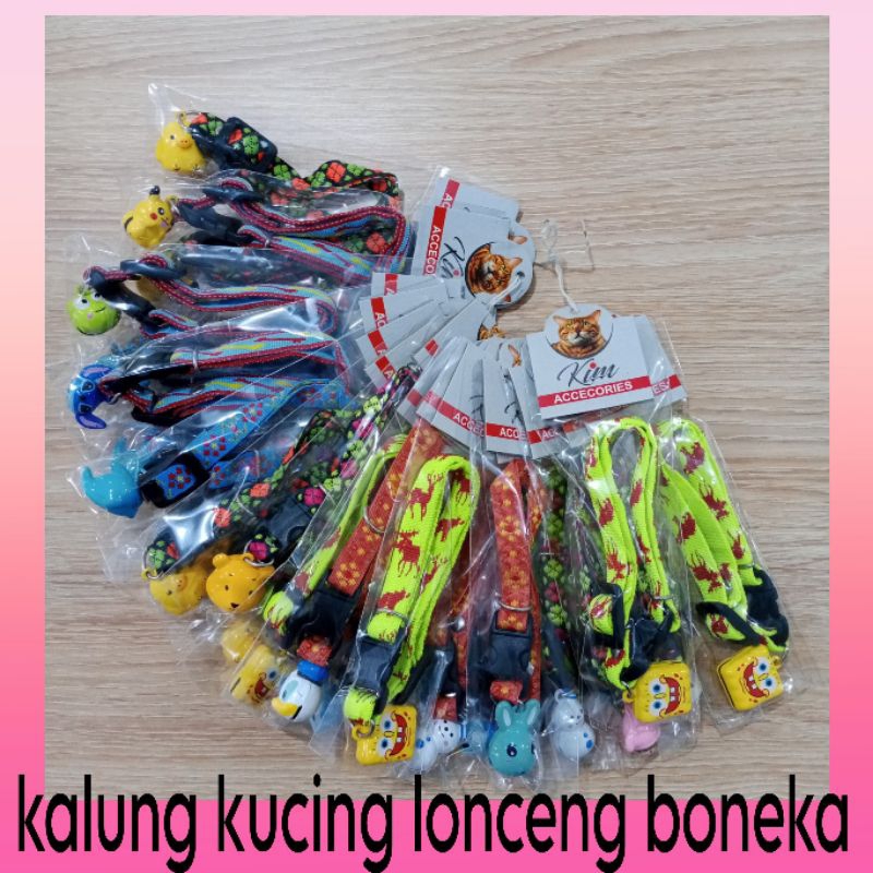 kalung kucing lonceng/ lonceng boneka kalung kucing