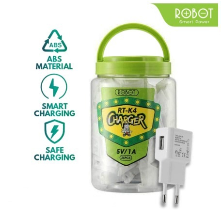 ROBOT ADAPTER CHARGER RT-K4 RTK4 BATOK CHARGER USB 5V/1A