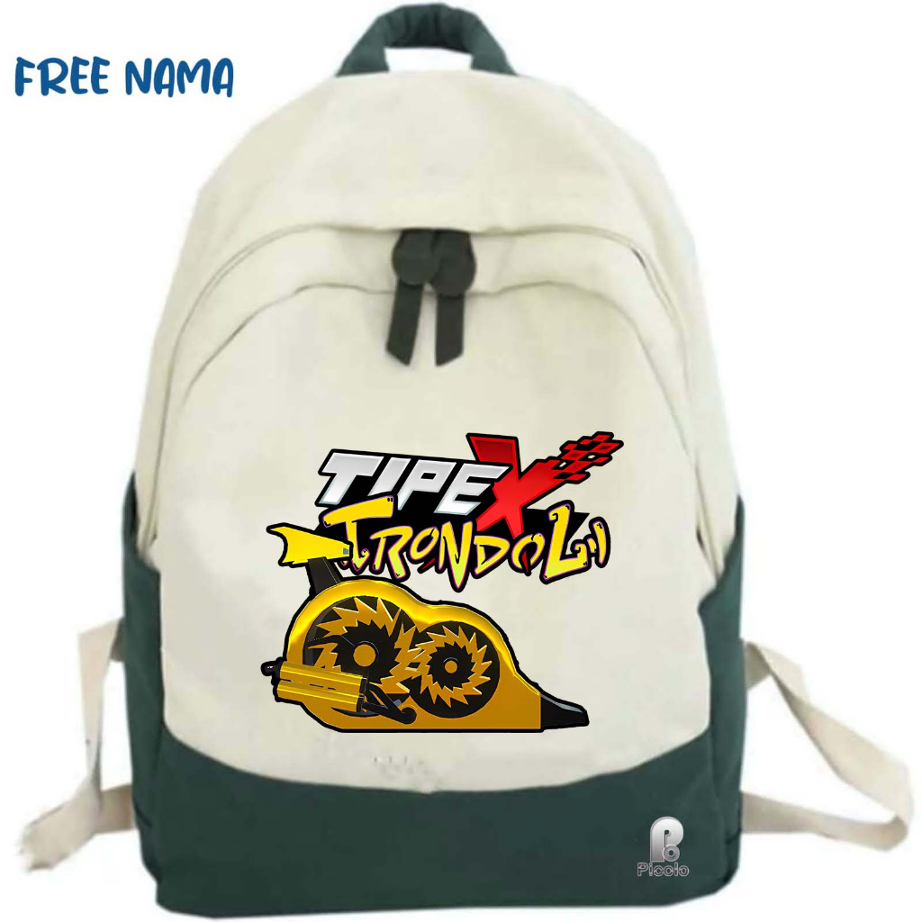 TAS RANSEL BACKPACK ANAK SEKOLAH MOTIF GAME TIPE X TRONDOL UNISEX (FREE NAMA)