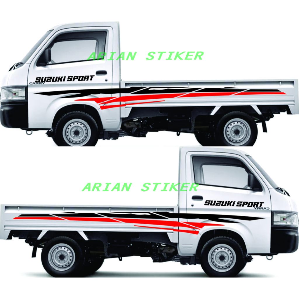 Stiker Cutting Mobil Pick Up New Carry Striping List Suzuki Sport Stiker Mobil Pick Up Suzuki New Ca