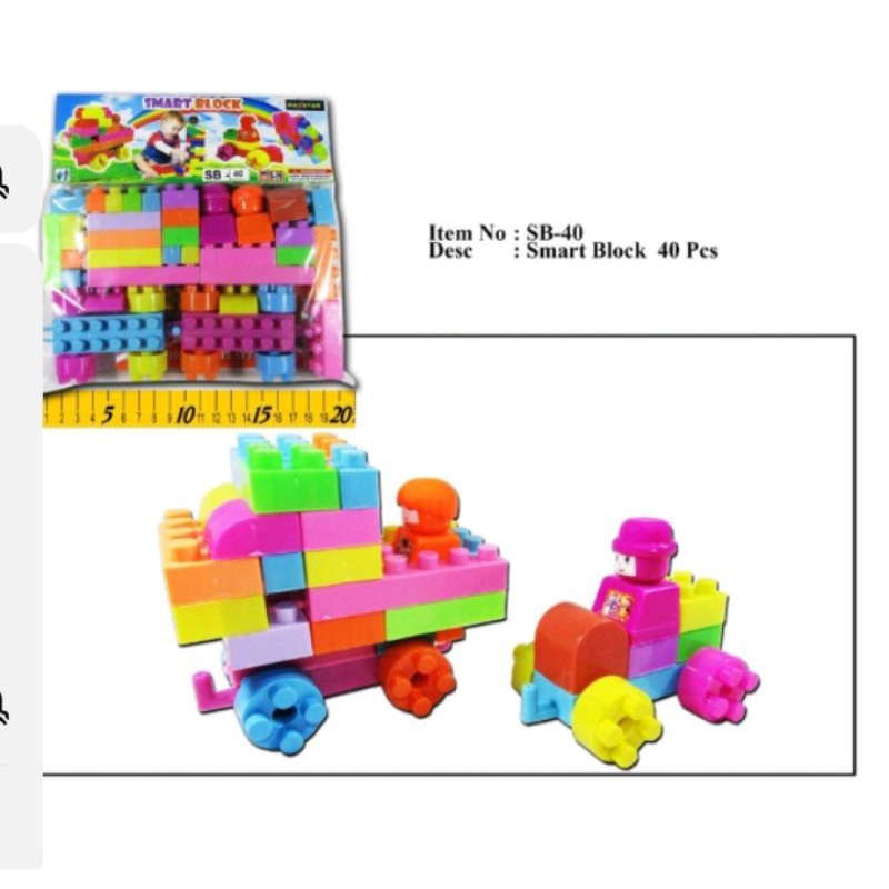 Mainan Anak DIY Building Lego Block Robot Mobil Mainan Balok