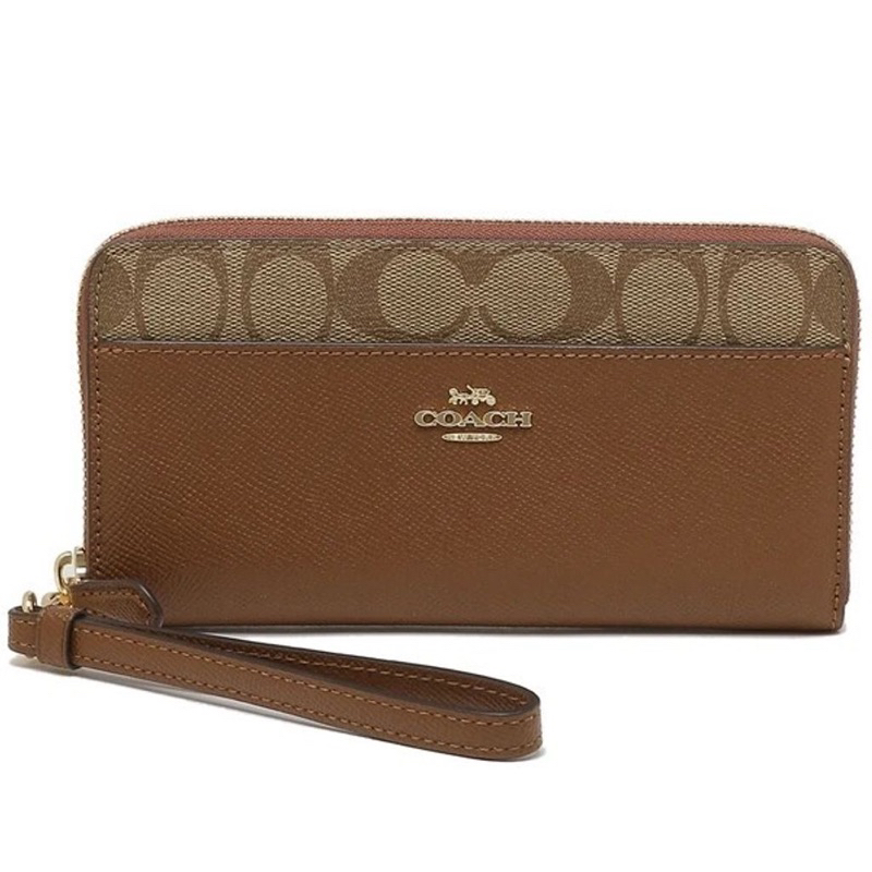 Coach Long Axcordion Zip Wallet (C76971)