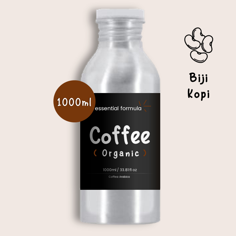 1L Organic Coffee Essential Oil Biji Kopi Murni 100%