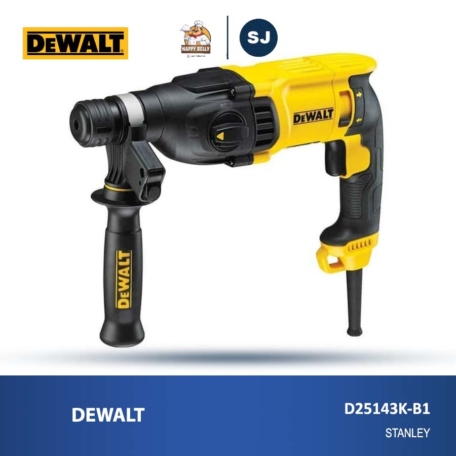 MESIN BOR ROTARY HAMMER DEWALT D25143K-B1