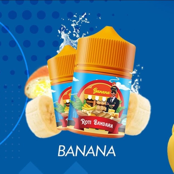 Roti Bandara V2 Banana 60ML Authentic by Java Juice x VaporKing