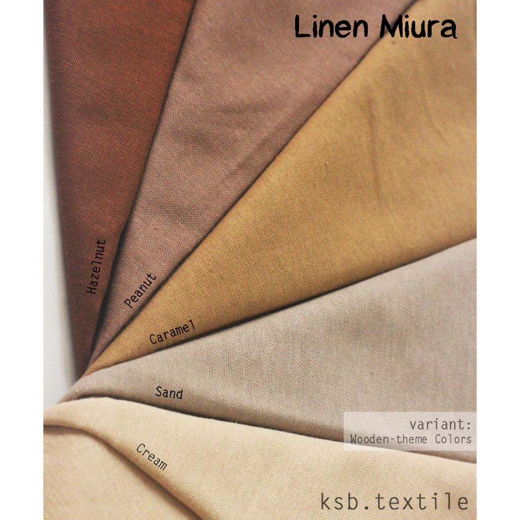 Kain Linen Miura / Katun Linen / Katun Rami / Linen Rami Jepang Polos Grade A / ready warna burgundy