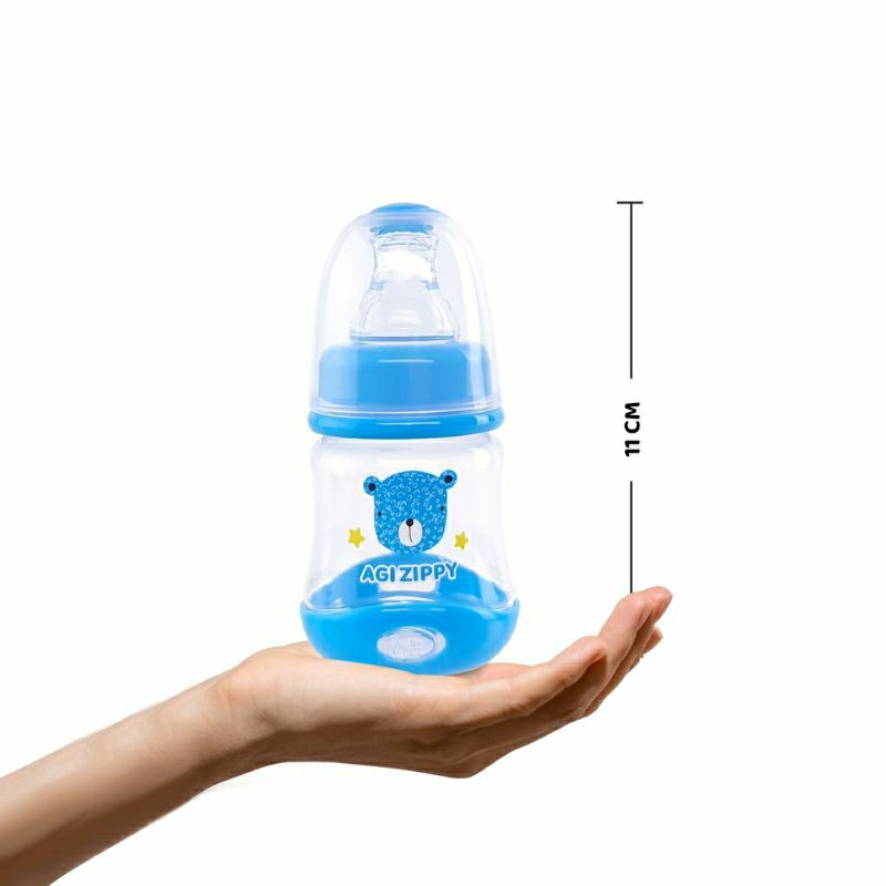 Zippy Botol Bayi Newborn 75ml | 60ml Peristaltic Slim Neck 0-3 Bulan BPA Free Soft &amp; Elastic