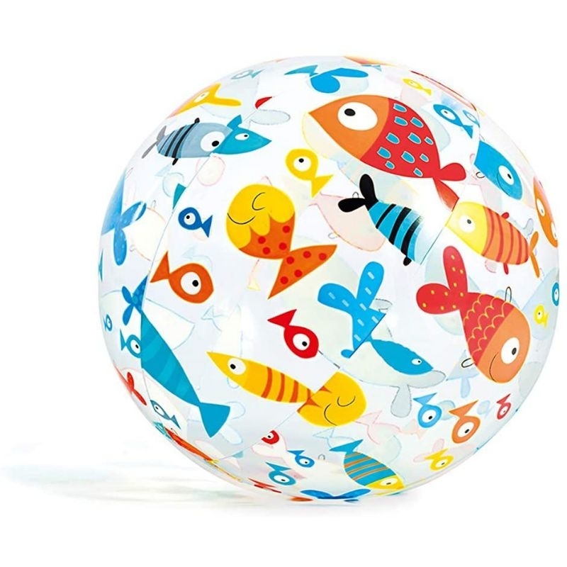 Intex Lively Print Ball - Bola Renang/ Bola Pantai