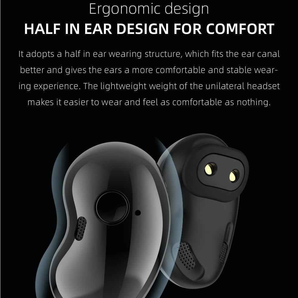 TWS Color Earphone Bluetooth Wireless Gaming Earbuds Noise-cancelling e-sports Headphones Headset low delay Intelligent Digital Display Breathing Lamp Waterproof Upgraded Bluetooth 5.1 - S6 SE,S6 PLUS(COD)