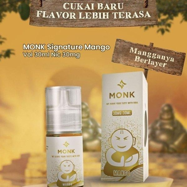 Liquid Monk Signature Mango Salt Nic 30ML by Monk Cloud -Monk Mango