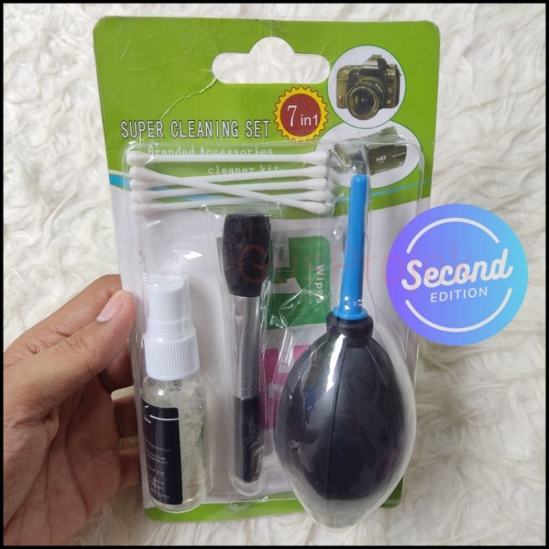 Cleaning Kit Second Bekas Klining Set Pembersih Lensa Dlsr Slr Mirrorless Fujifilm Sony Nikon 7 in 1