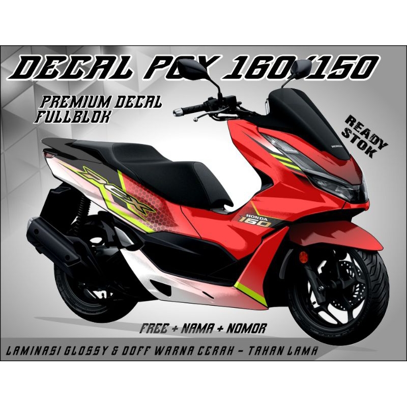 decal pcx 160 /150 variasi full body,decal variasi PCX full body