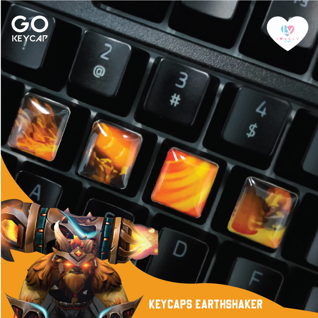 Keycaps PBT Dota 2 Earthshaker Ability | GO KEYCAPS