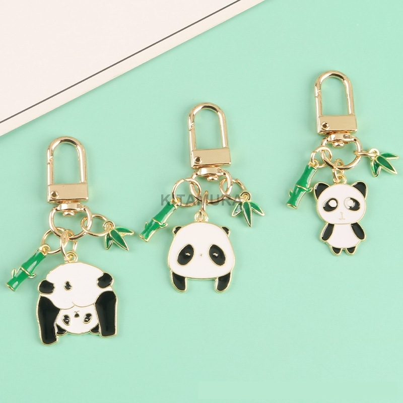 AT03 GANTUNGAN KUNCI PANDA/KEY CHAIN/SOUVENIR/GANTUNGAN KUNCI LUCU/GANTUNGAN KUNCI KARAKTER/AKSESORIS TAS