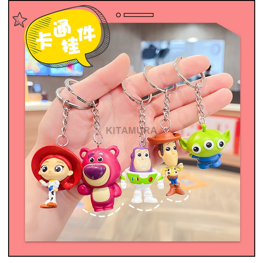 AT01 GANTUNGAN KUNCI TOY STORY/KEY CHAIN/SOUVENIR/GANTUNGAN KUNCI LUCU/GANTUNGAN KUNCI KARAKTER/AKSESORIS TAS