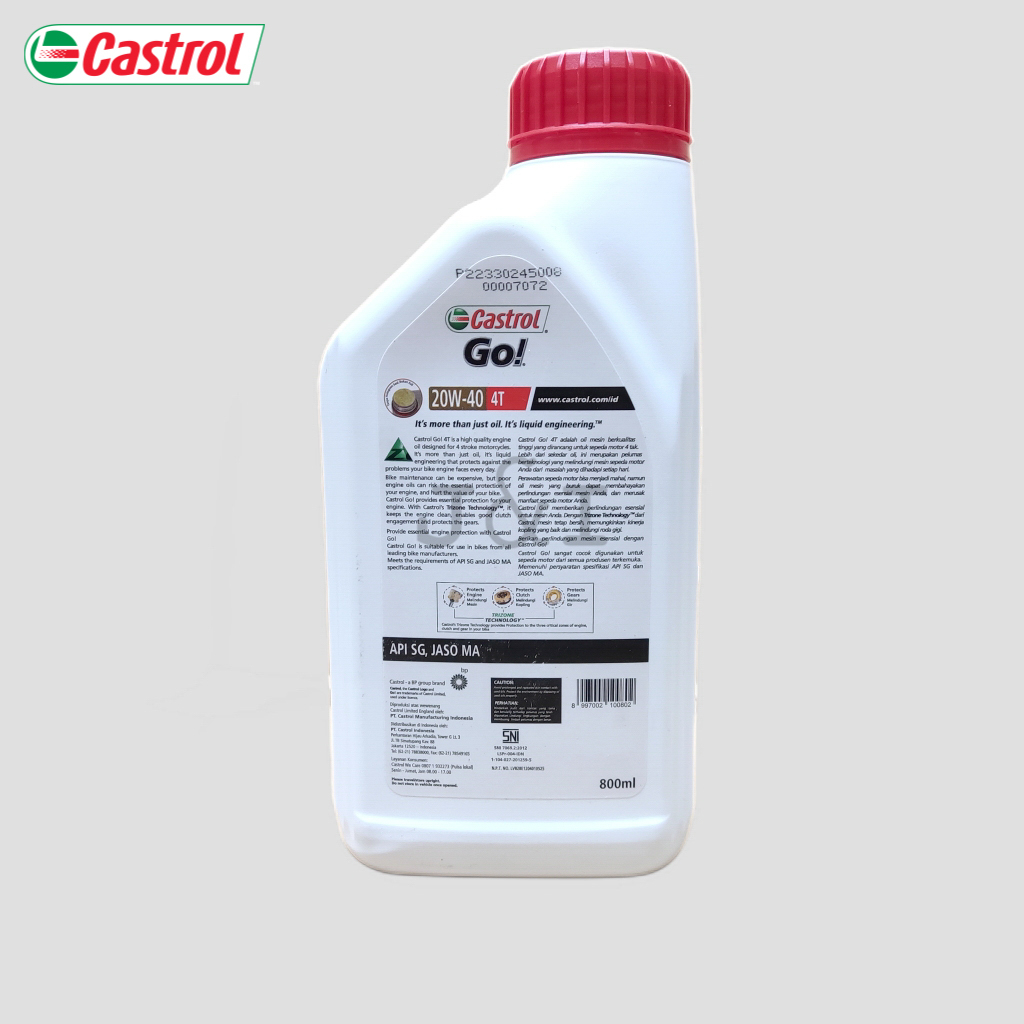 Castrol GO 20W-40 API SG JASO MA 0,8 Liter