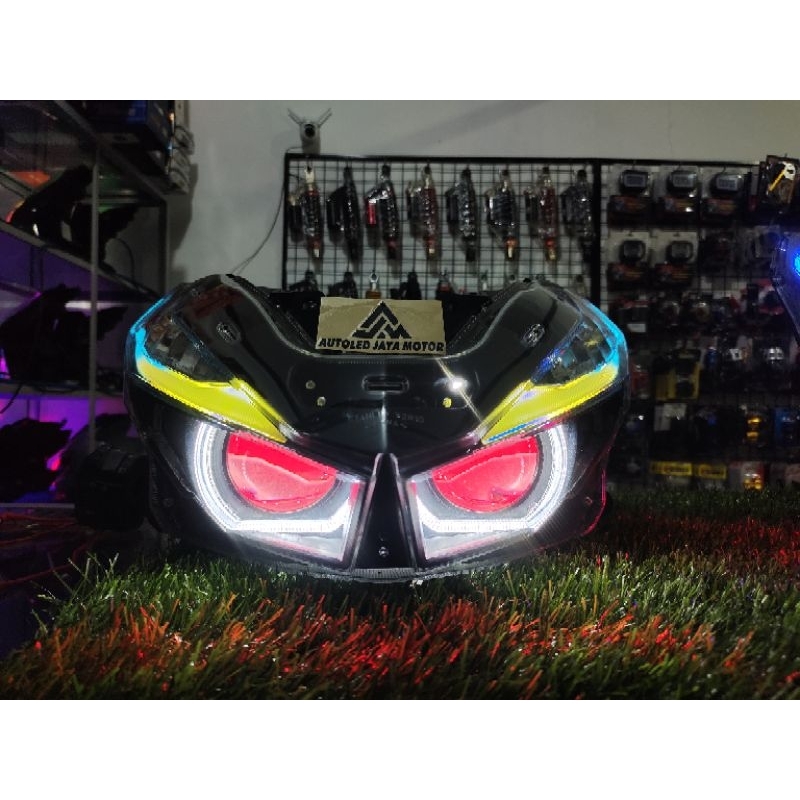 Projie Biled Vario 125/150 | biled SHROUND BMW Vario LED Old 125 2015-2018 | Costum Headlemp Projie 