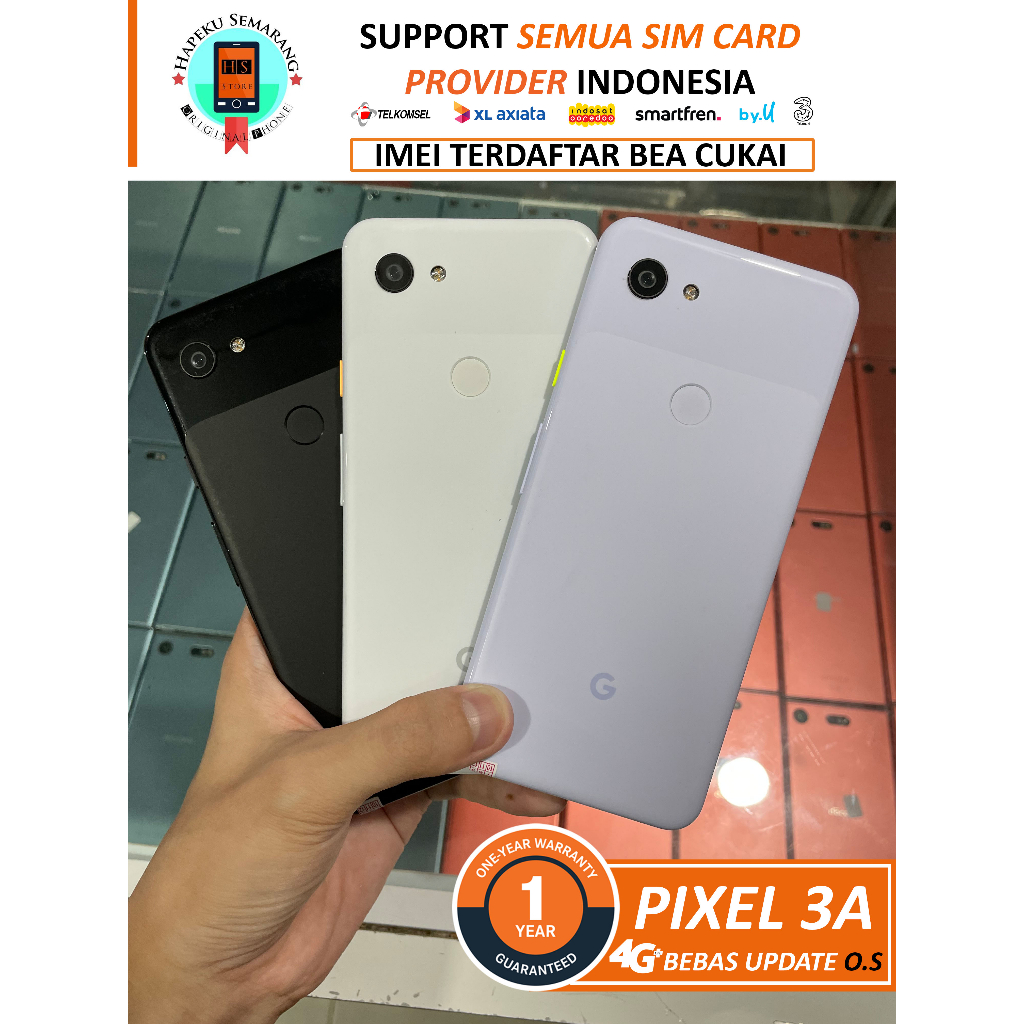 Google Pixel 3A 4/64GB Super Mulus Bergaransi Aman Murah Terjangkau
