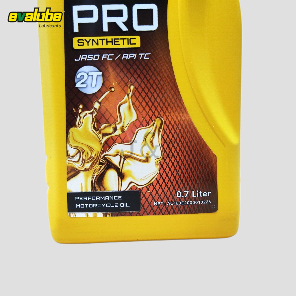 Oli Samping Evalube 2T PRO API TB 0,7 Liter - Oli Samping