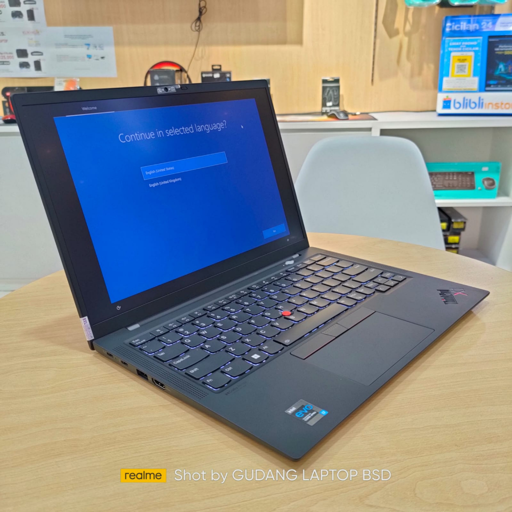 LENOVO THINKPAD X1 CARBON I7 GEN 11 16GB 512GB 14" WUXGA WIN10PRO BLACK